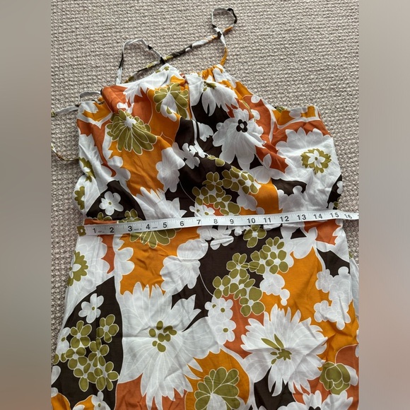 NWOT FAITHFULL THE BRAND Taormina Halter Neck Midi Dress In Floral size L - Picture 11 of 11